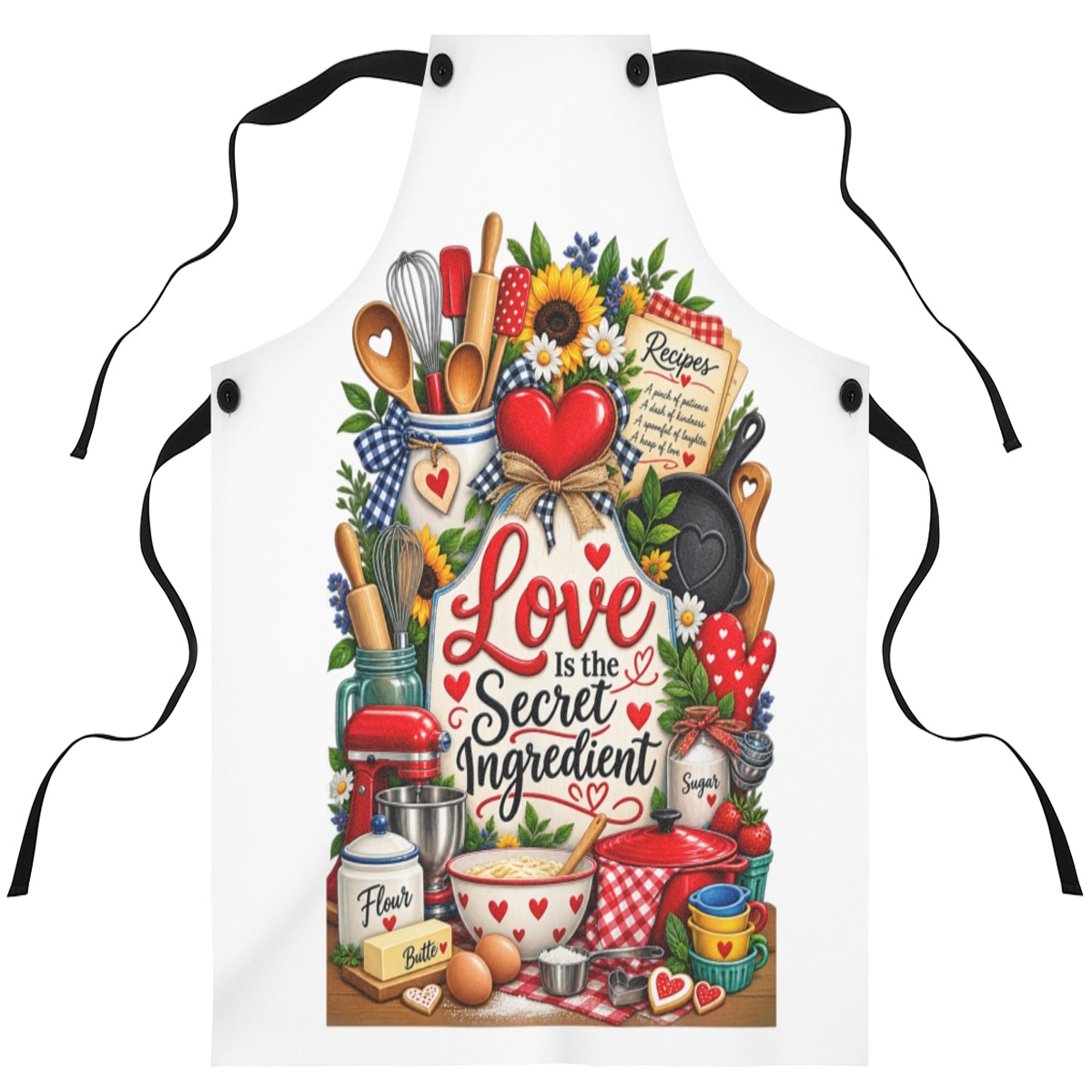 Love Is the Secret Ingredient Kitchen Apron