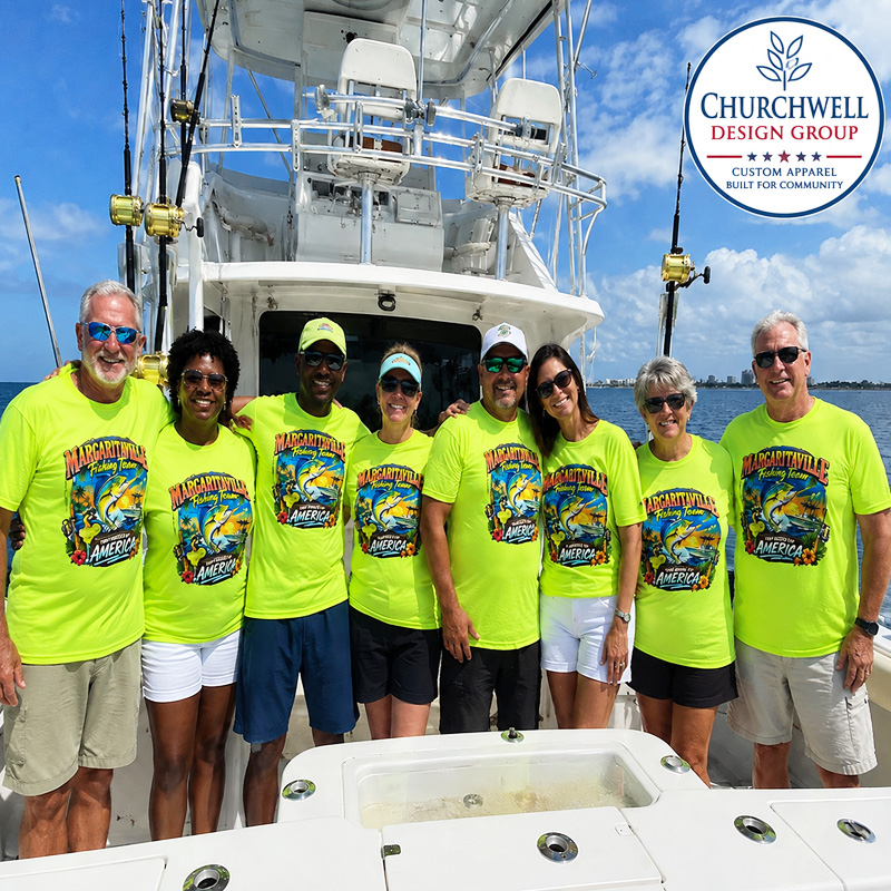 Margaritaville Fishing Team Shirts