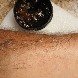 Clean skin after Zombie Resurrection Cream test