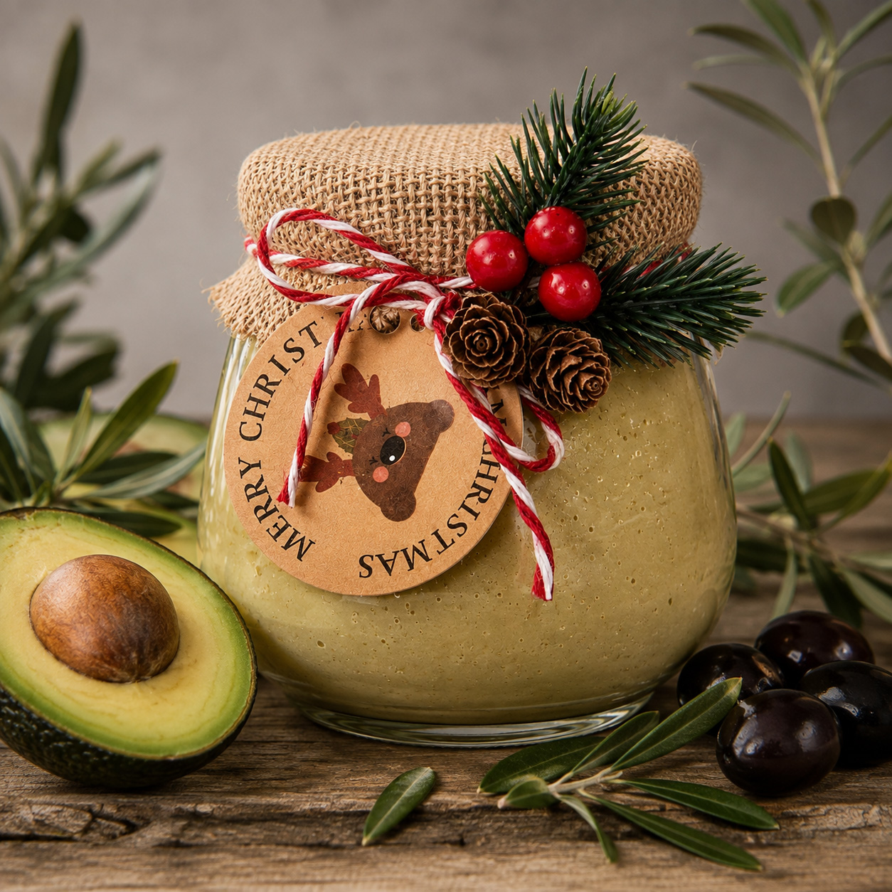 Mistletoe & Mint Christmas botanical moisturizer by Churchwell Botanicals