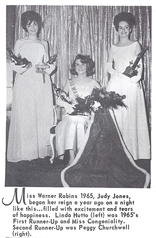 Peggy Jo Churchwell - Miss Warner Robins Pageant 1965