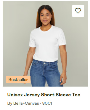 Bella+Canvas unisex jersey short sleeve T-shirt