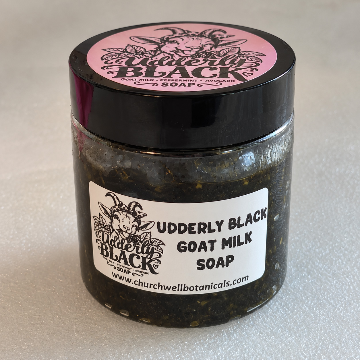 Udderly Black Goat Milk Soap by Churchwell Botanicals