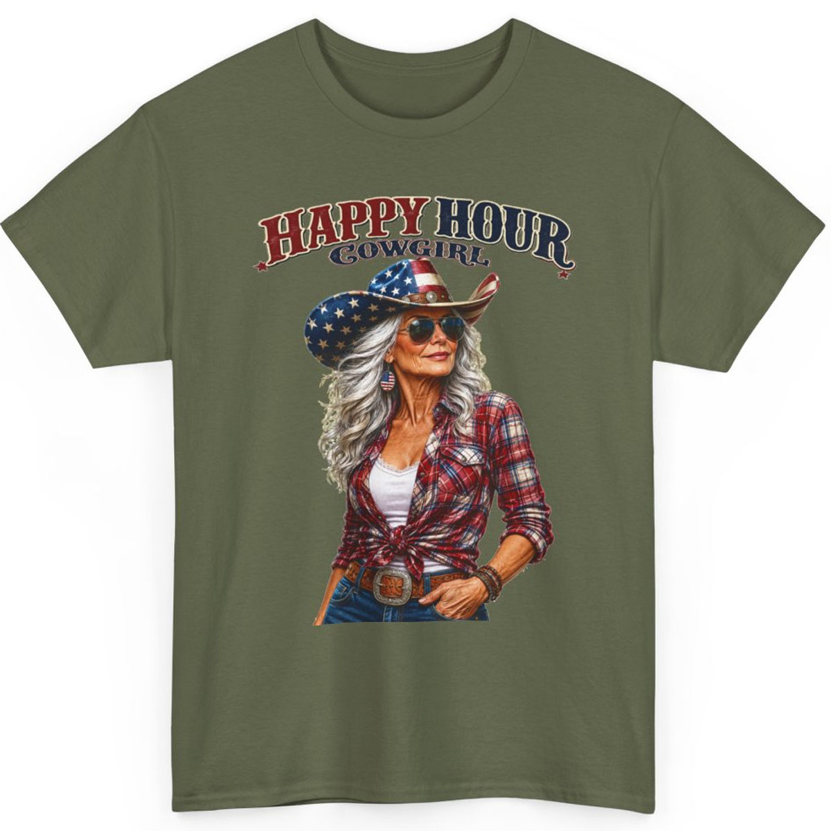Happy Hour Cowgirl Brownwood T-shirt