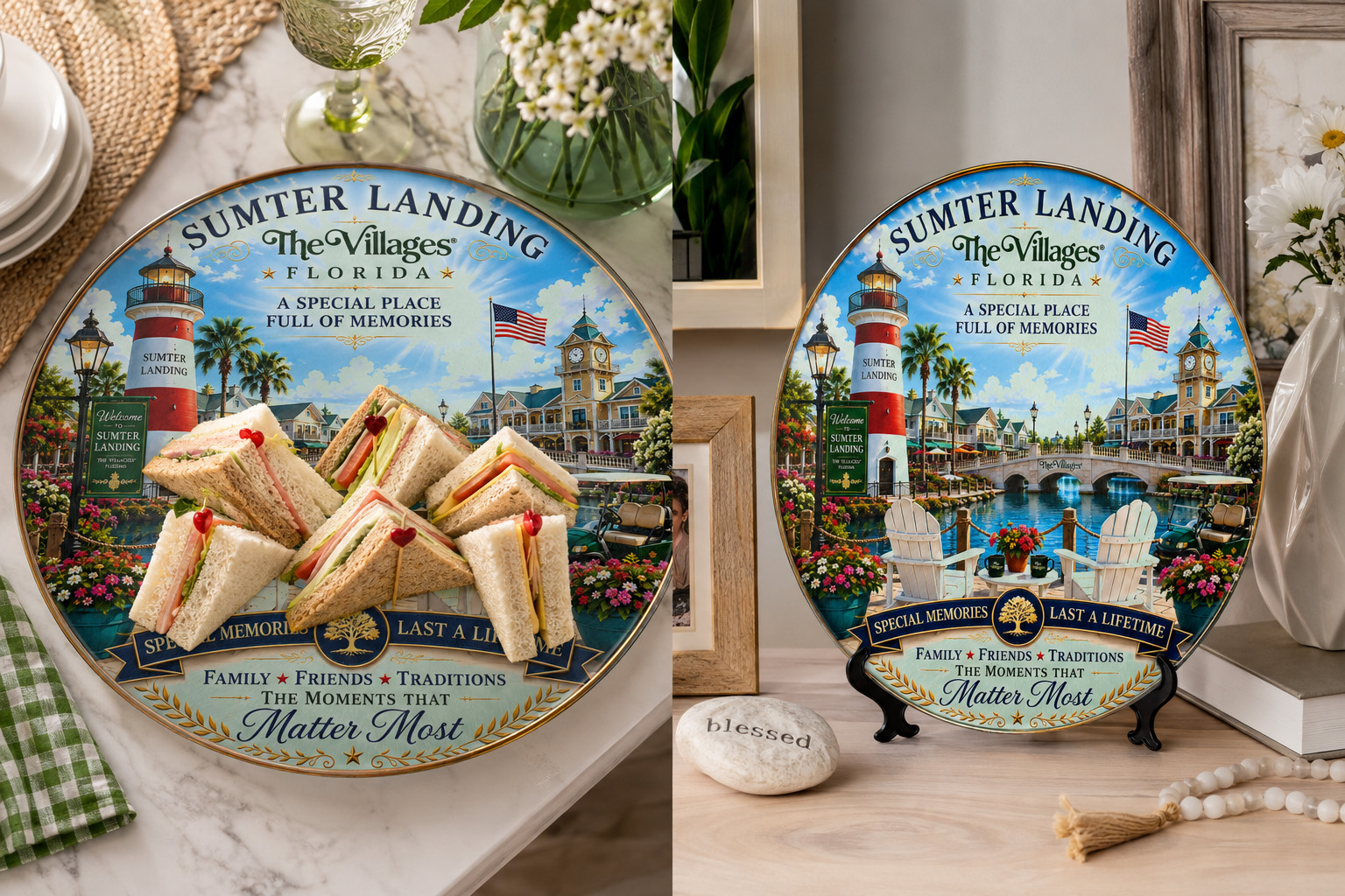 Sumter Landing Collector Memory Platter